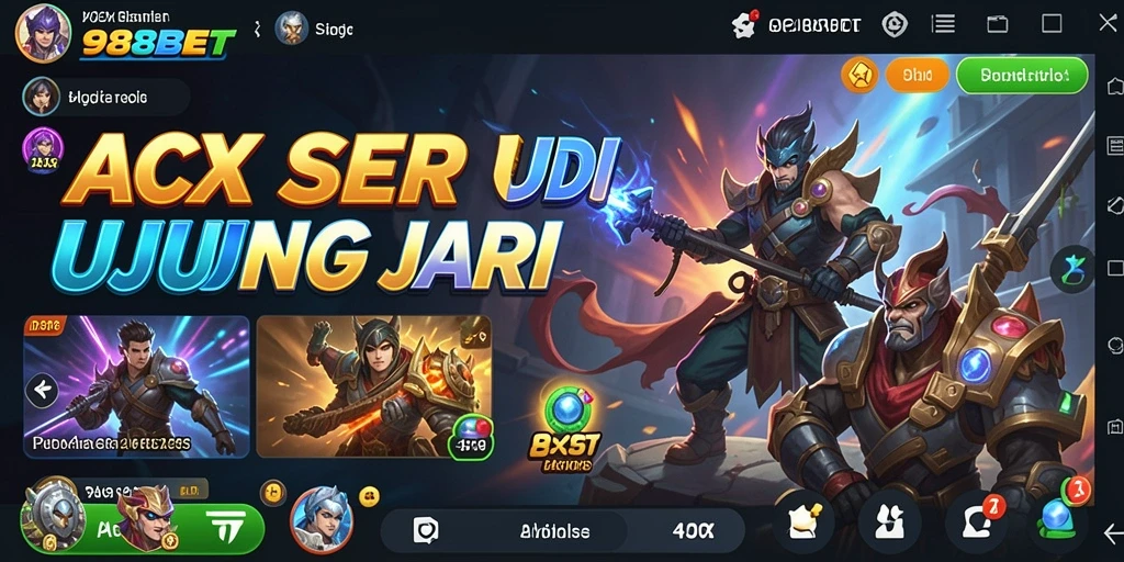 Tampilan seru gameplay 988BET yang penuh aksi.