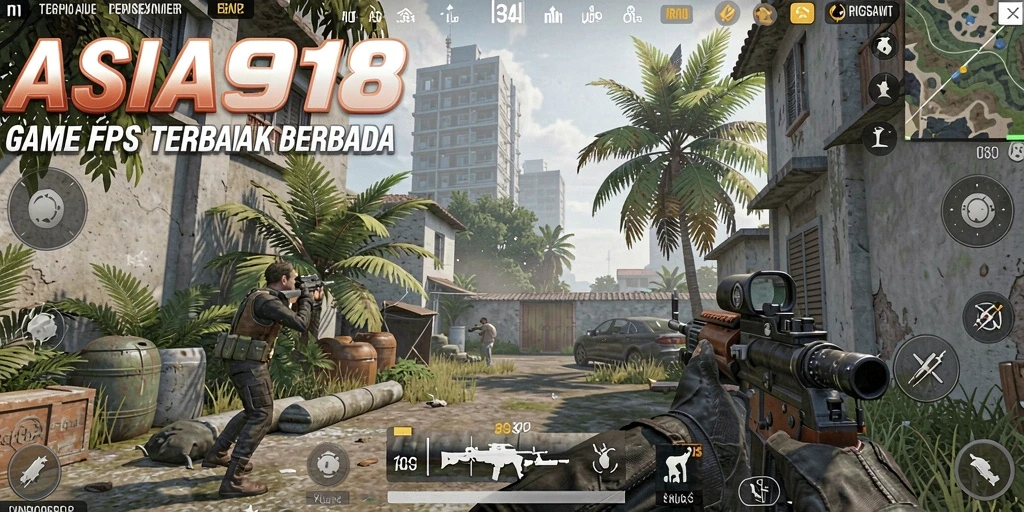 Tampilan gameplay mendebarkan dalam ASIA918 dengan aksi tembak-menembak yang intens.