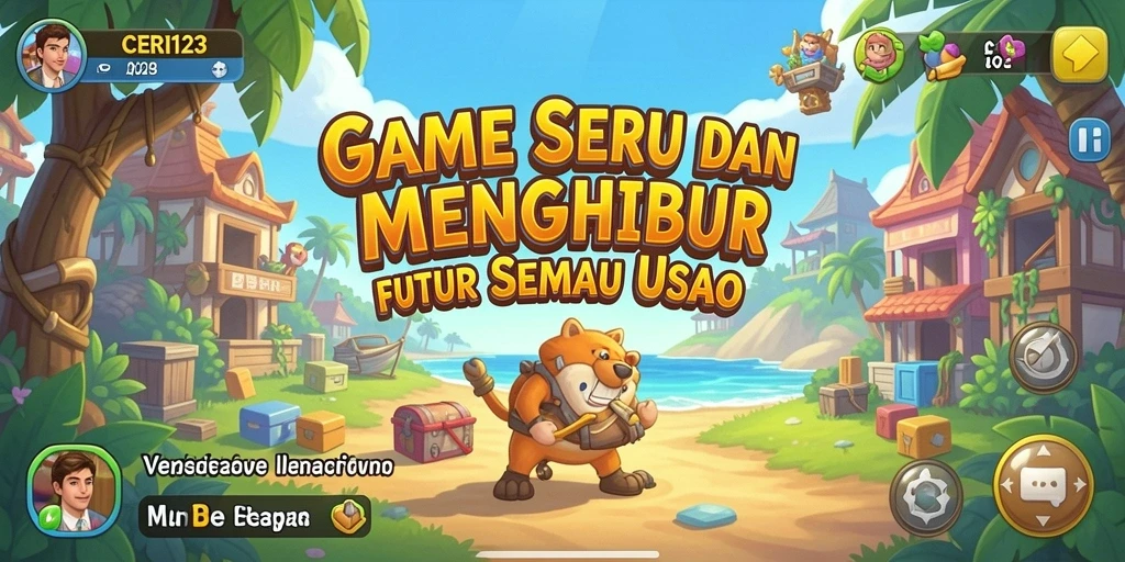 Tampilan gameplay CERI123 yang seru dan menarik.