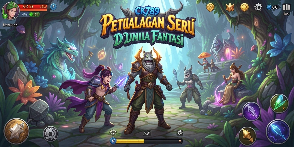 Screenshot utama CK789 menampilkan aksi petualangan yang mendebarkan.