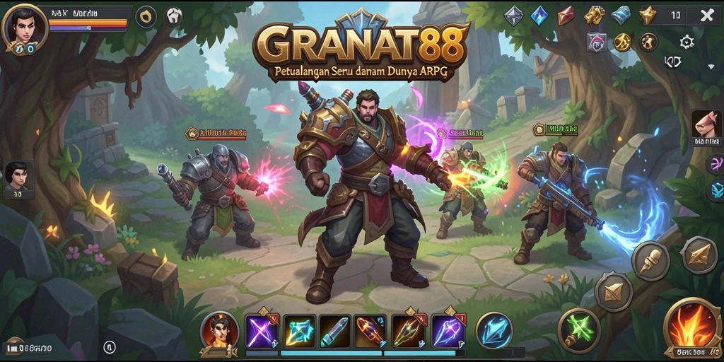 Tampilan gameplay mengasyikkan dalam dunia ARPG.