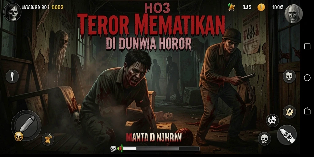 Gameplay HO3 yang mencekam dengan suasana horor yang menghantui.