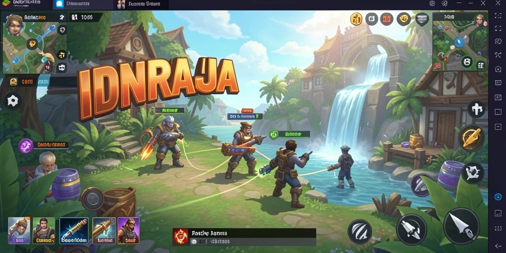 Tampilkan gameplay menyenangkan dari <strong>IDNRAJA</strong> yang penuh warna dan tantangan.