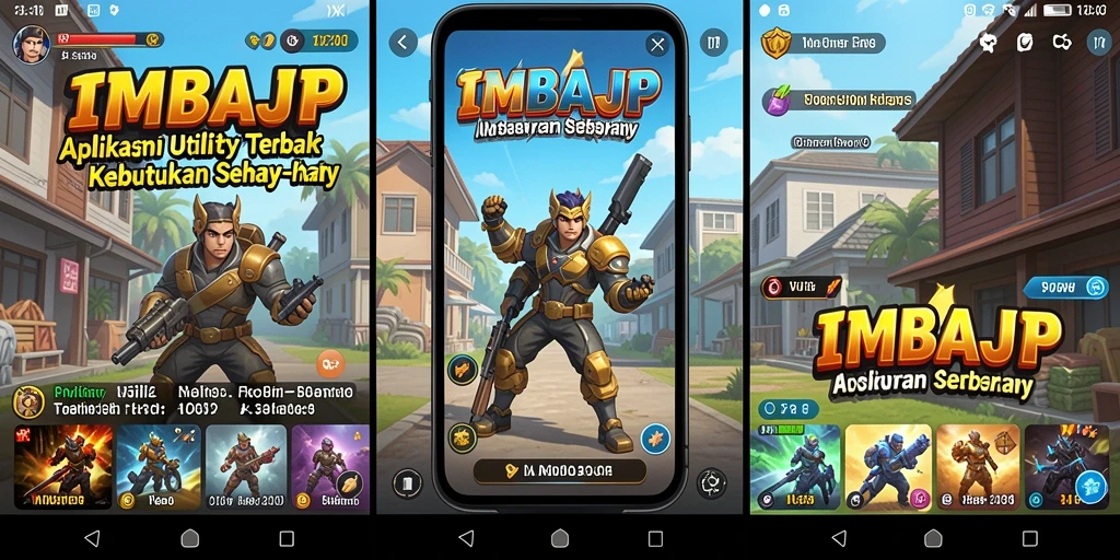 Tampilan antarmuka IMBAJP yang sederhana dan intuitif.
