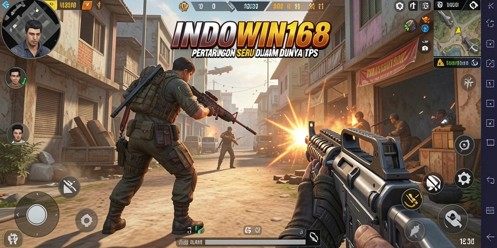 Tampilan gameplay menegangkan dalam INDOWIN168.