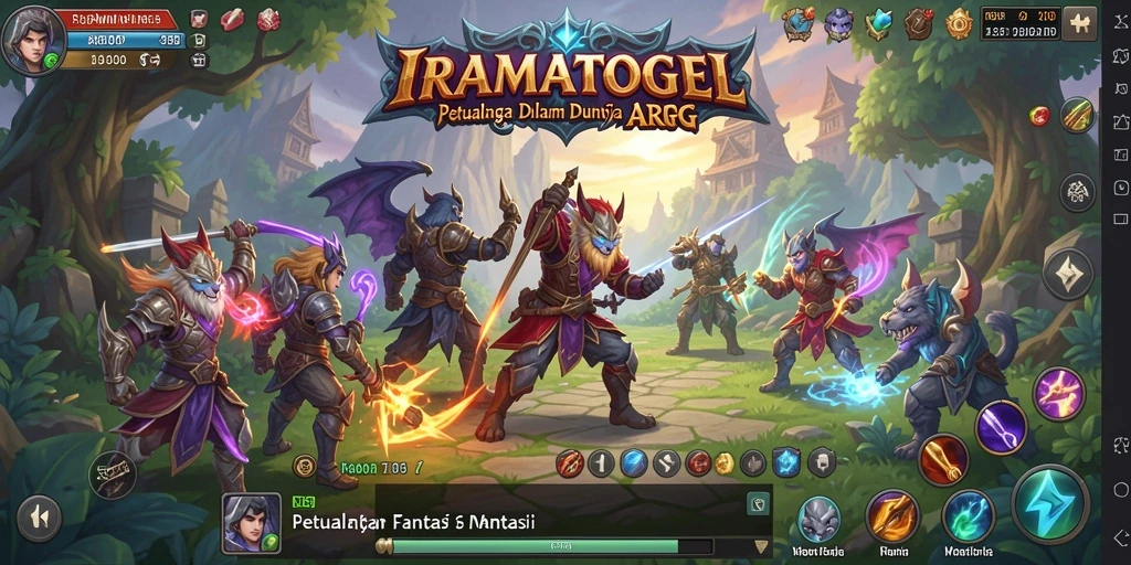 Screenshot gameplay IRAMATOGEL yang mendebarkan dan memukau.