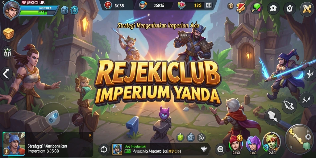 Tampilan gameplay REJEKICLUB yang menegangkan dalam mengatur strategi.