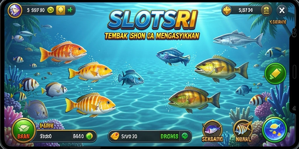 Tampilan gameplay Tembak Ikan yang seru dan menantang di SLOTSRI.