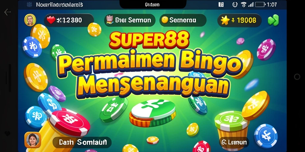 Screenshot utama SUPER88 menampilkan gameplay Bingo yang seru dan interaktif.
